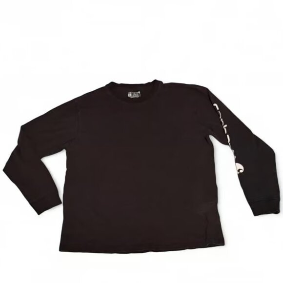 Men's Carhartt Black Long Sleeve Shirt - Picture 1 of 3